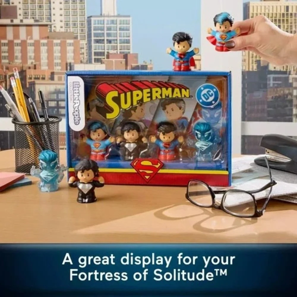 NIB Superman Little People Collector 4 Figure‎ by Fisher-Price